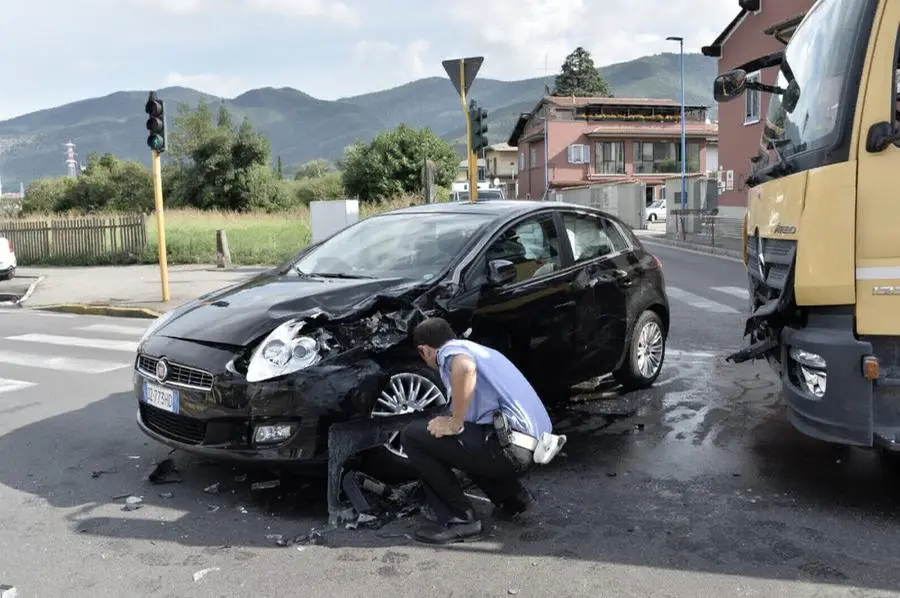 Incidente stradale alla Stocchetta