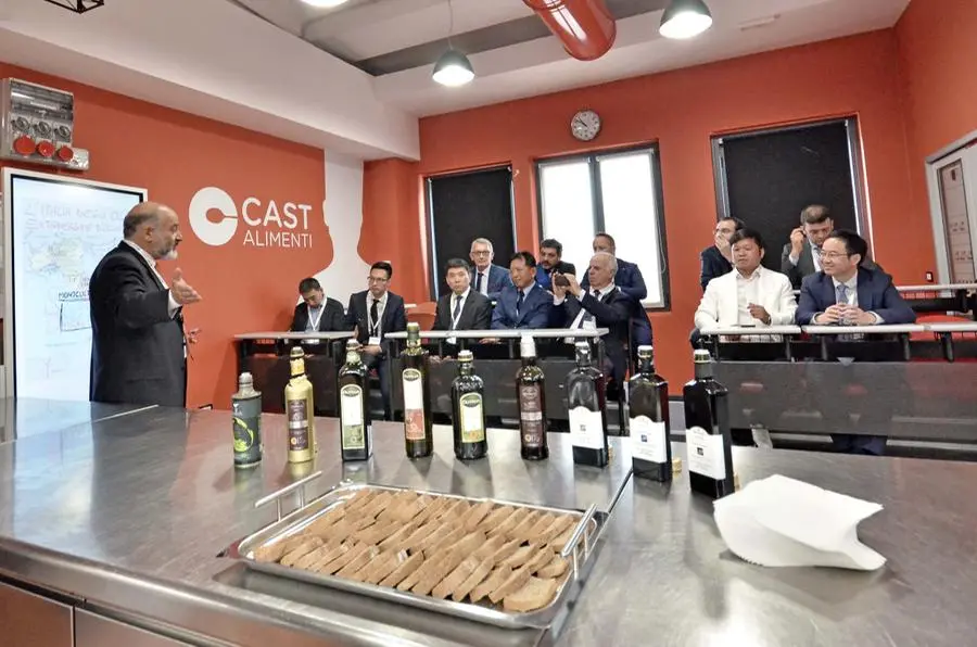 Delegazione cinese in Cast Alimenti