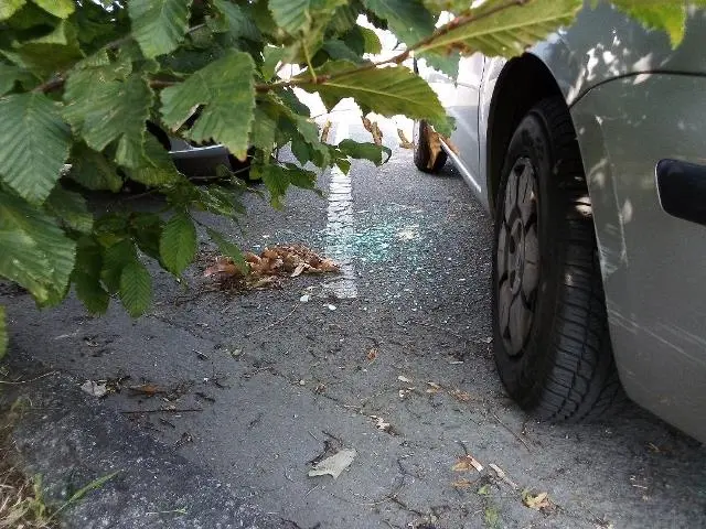 I furti. Finestrini delle auto rotti in via Sardegna