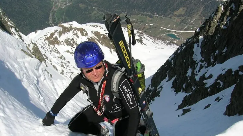 Il notaio Aldo Garioni, era un appassionato alpinista - © www.giornaledibrescia.it