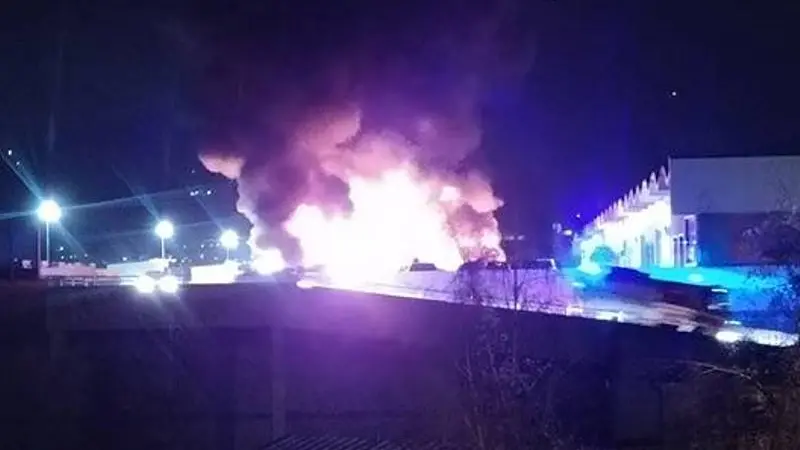 Incendio alla Sil di Lumezzane