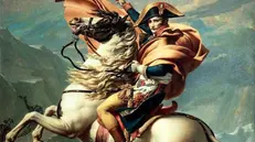 Il quadro di Jacques-Louis David raffigurante Napoleone Bonaparte - © www.giornaledibrescia.it