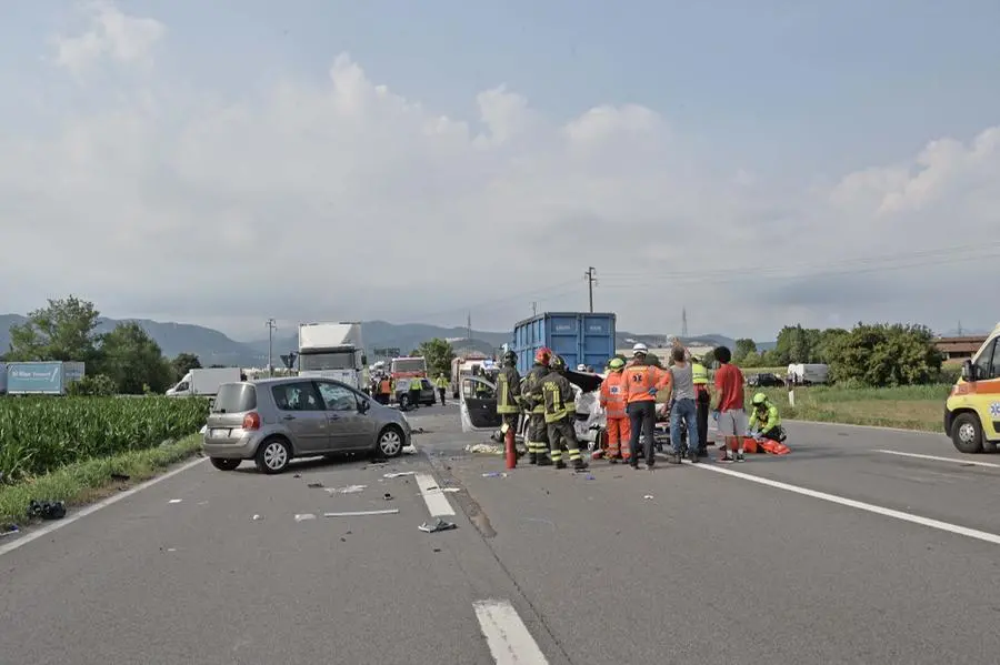 Maxi incidente in località Macina