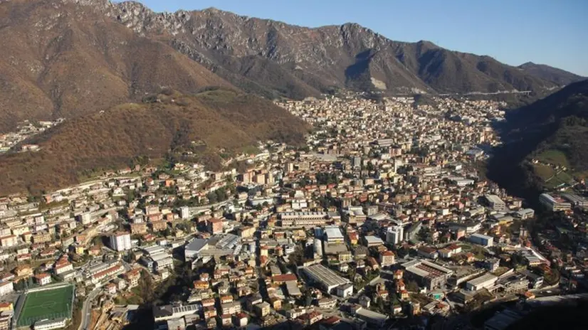 Una vista aerea di Gardone Val Trompia - © www.giornaledibrescia.it