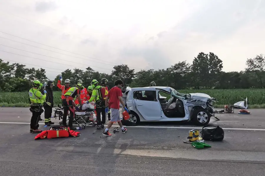 Maxi incidente in località Macina