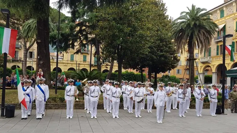 La banda della Marina militare del comando marittimo Nord - Foto tratta da Fb
