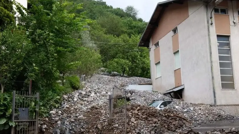 Il disastro. La frana che travolse l’oratorio lo scorso 11 giugno