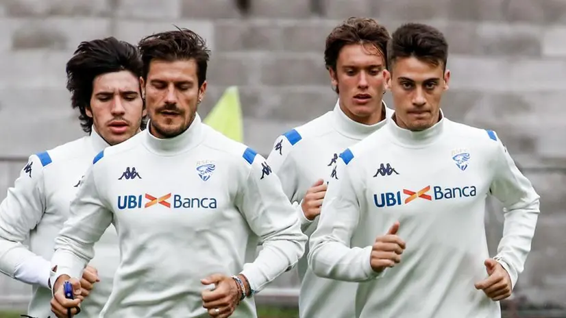 Secondo allenamento in ritiro per il Brescia