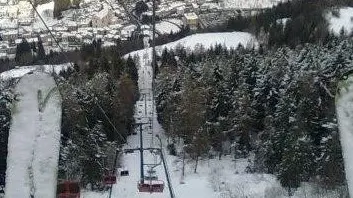 Una veduta invernale della seggiovia della Pezzeda - © www.giornaledibrescia.it