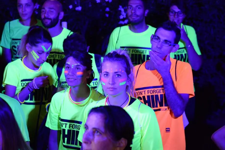 Fluo run, di corsa per l'Alzheimer