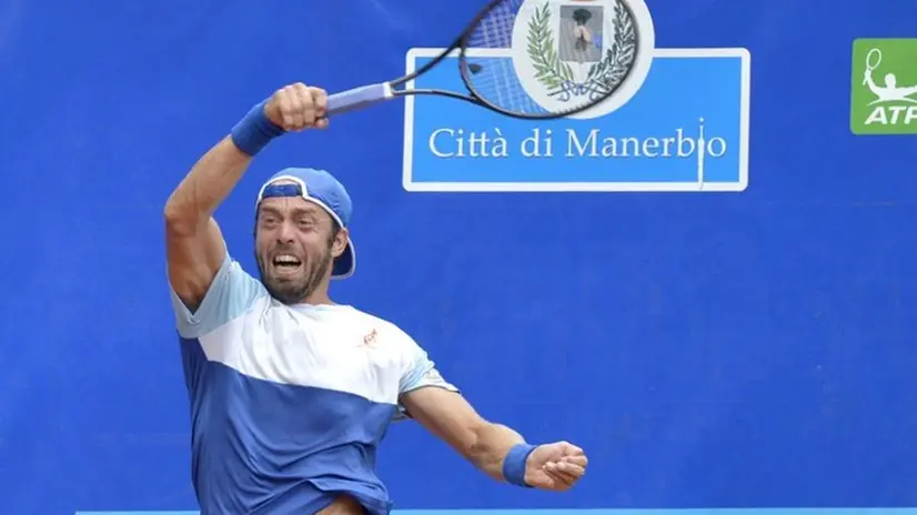 Paolo Lorenzi in campo - © www.giornaledibrescia.it