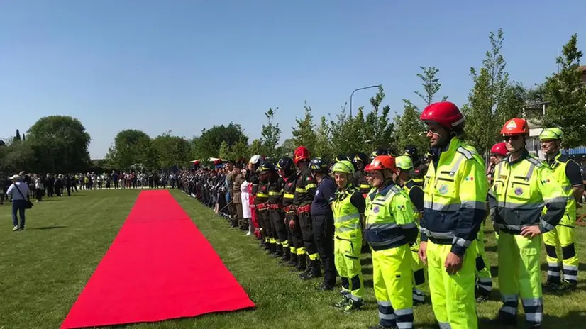 I volontari della Protezione civile