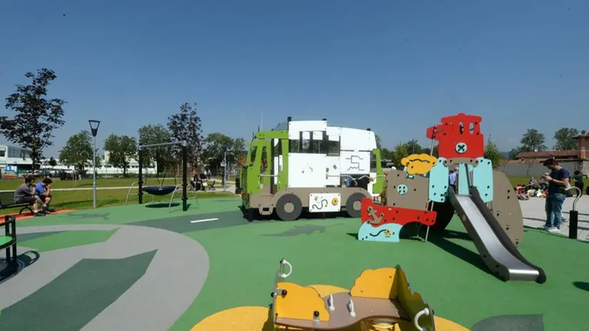 L'inaugurazione del parco