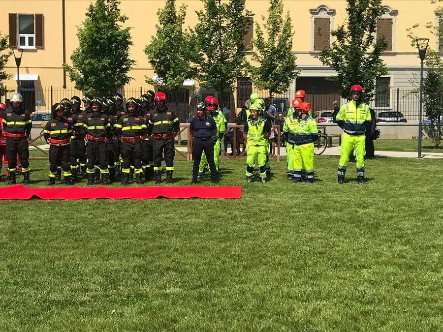 I volontari della Protezione civile