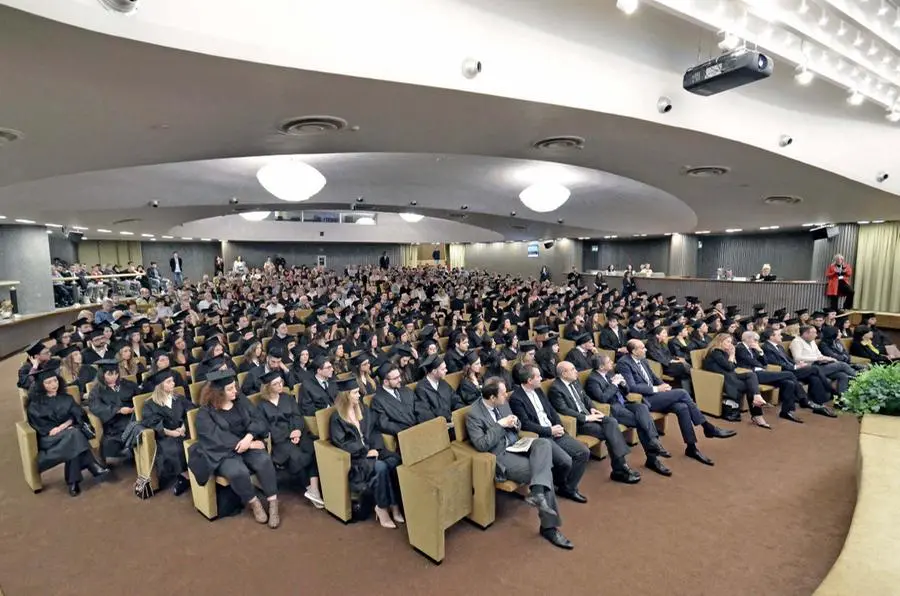 La cerimonia di laurea degli studenti della Cattolica
