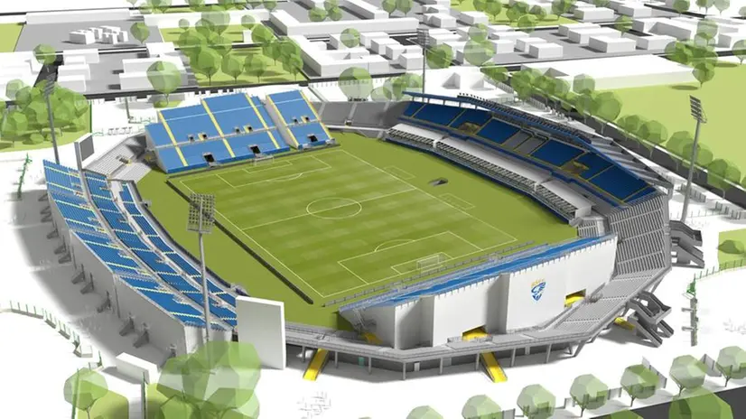 Nuovo stadio Rigamonti: i rendering