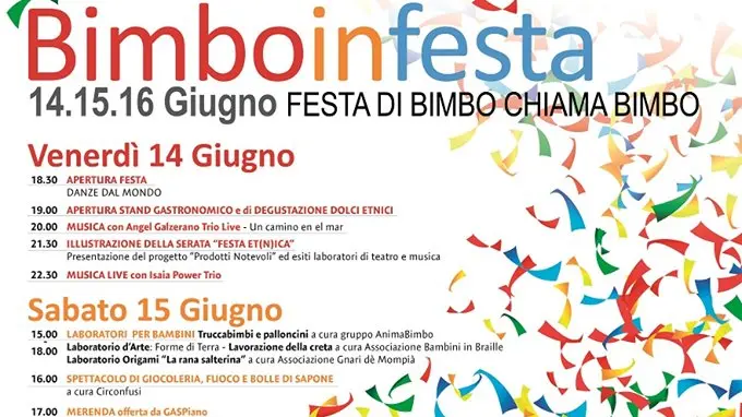 La locandina dell'appuntamento