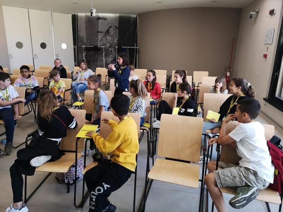 La Quinta D dell'istituto comprensivo di Manerbio al GdB