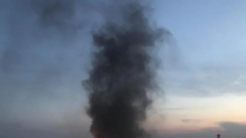 L'incendio all'Alfa Acciai