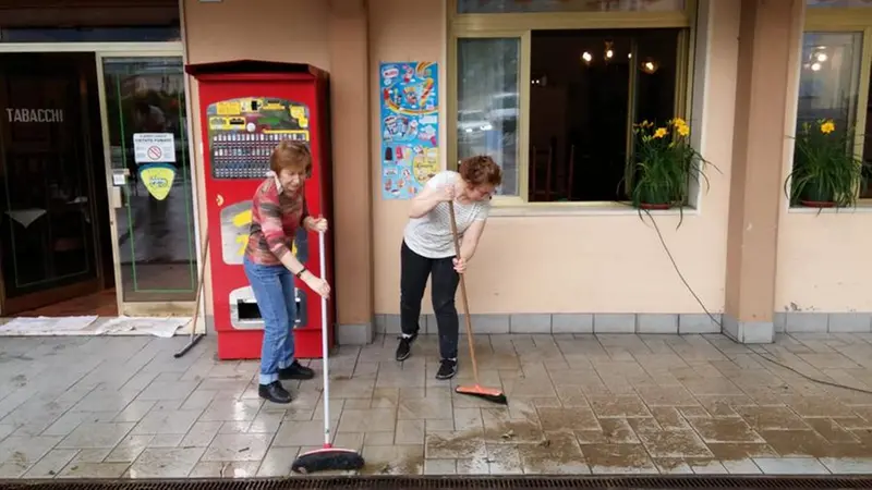Grandine e fango flagellano la valle, la conta dei danni