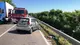 L'auto distrutta dall'impatto con il mezzo pesante
