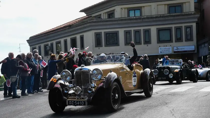 Pubblico sul percorso