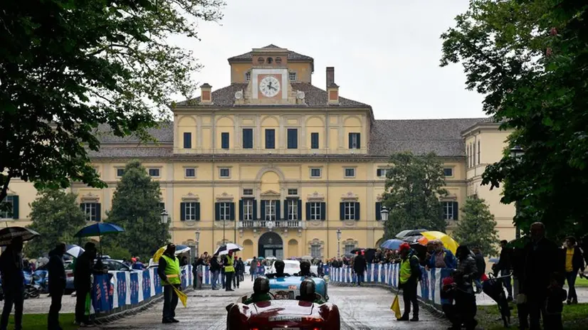 L'arrivo della Mille Miglia a Parma
