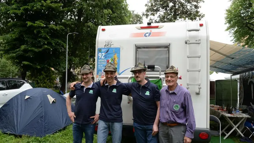 Alpini bresciani all'Adunata di Milano