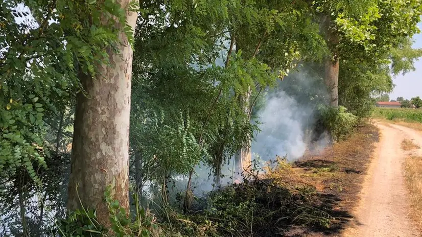 L'incendio a Fiesse