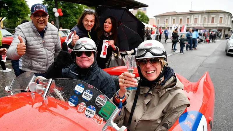 Mille Miglia 2019, il passaggio a Ghedi