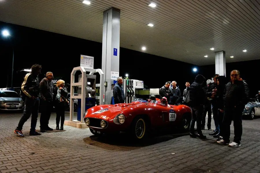 Mille Miglia, la Freccia Rossa a Ravenna