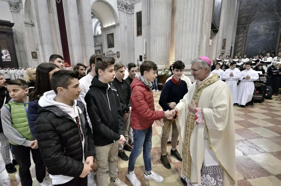 La messa Crismale in cattedrale