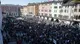 Il corteo in piazza Paolo VI