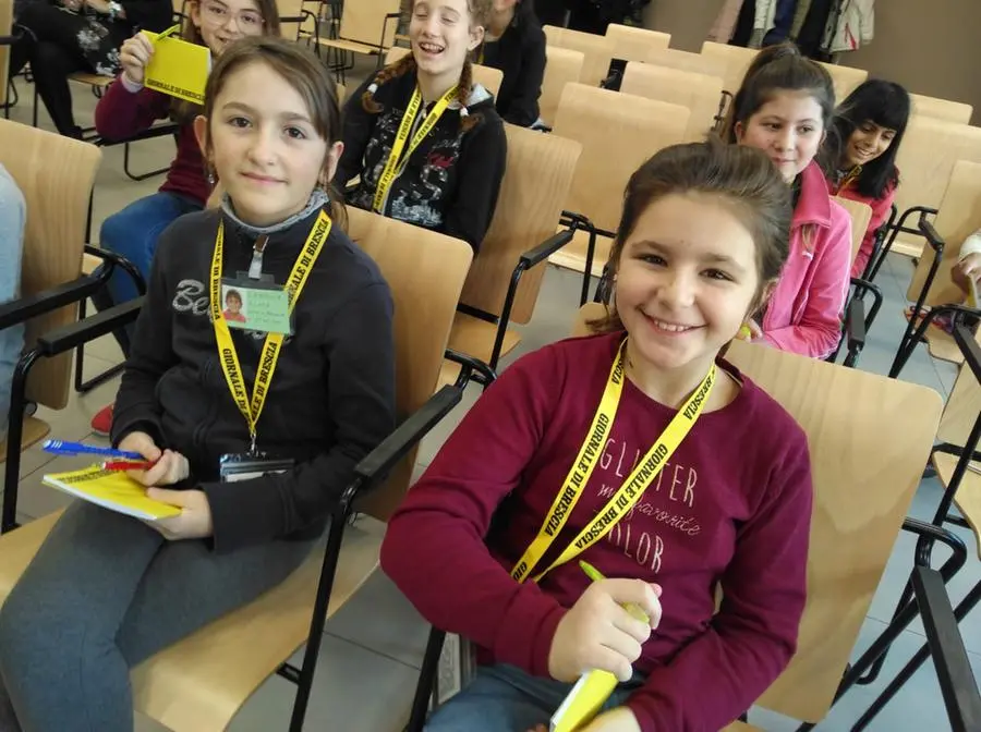 I ragazzi della primaria di Caino al GdB