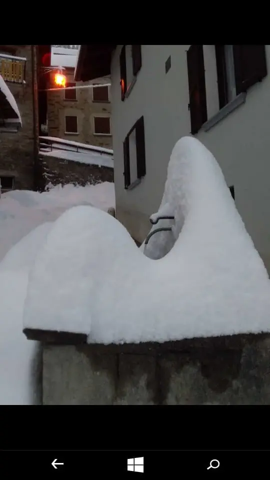 Ponte di Legno e le piste di Montecampione innevate