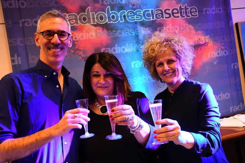 Si brinda per i 42 anni di Radio Bresciasette