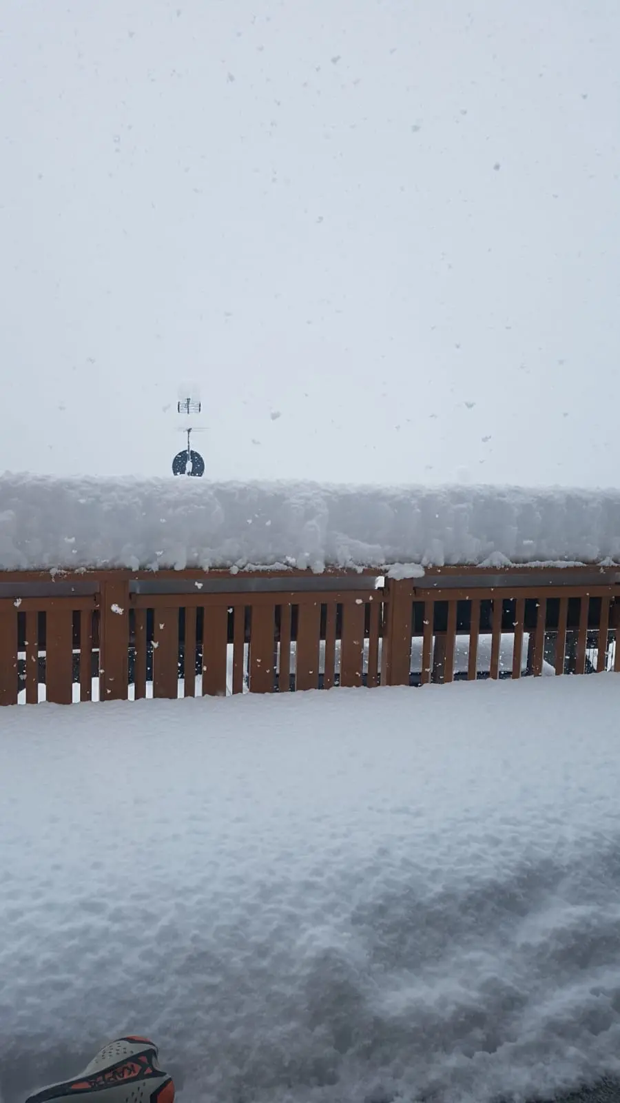 Nevicata copiosa in Valcamonica