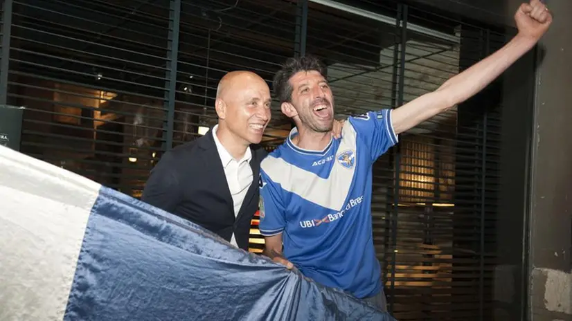 Brescia in serie A, la festa delle rondinelle