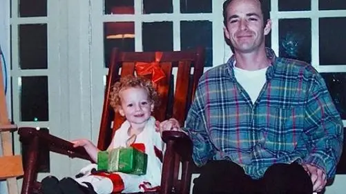 Luke Perry e la figlia