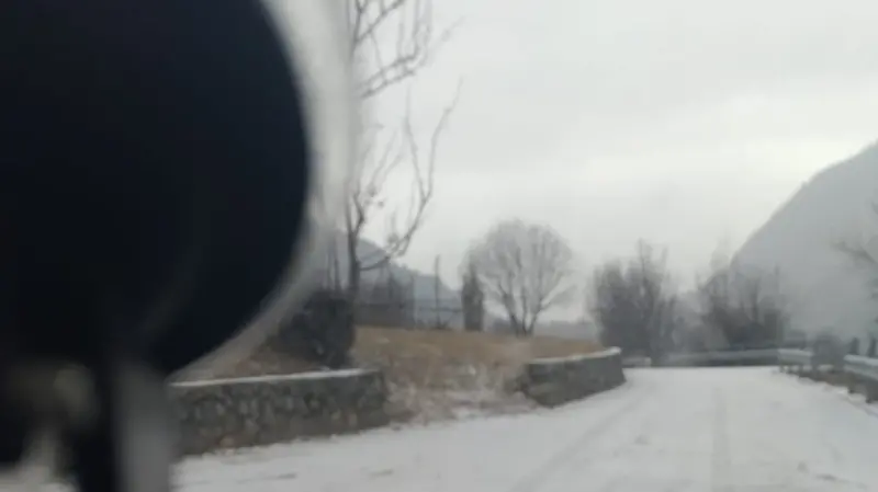 Neve sulla SS42 a Ponte di Legno