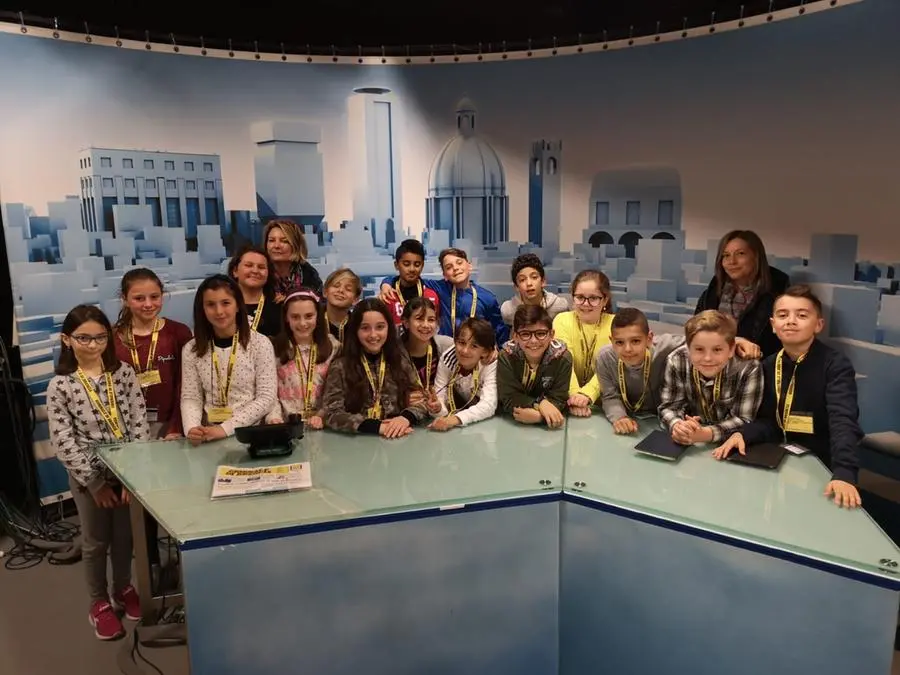 La classe Quinta della primaria di Lodetto in visita al GdB