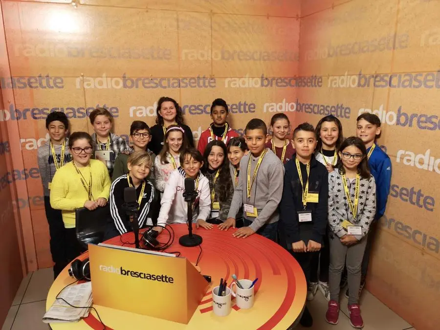 La classe Quinta della primaria di Lodetto in visita al GdB