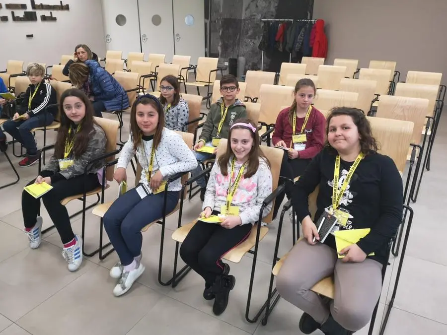 La classe Quinta della primaria di Lodetto in visita al GdB
