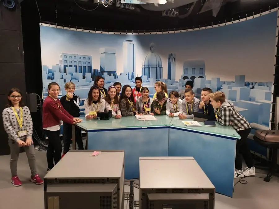 La classe Quinta della primaria di Lodetto in visita al GdB
