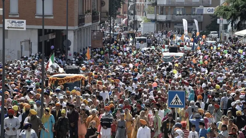 Sikh in corteo a Brescia, oltre 30mila i partecipanti