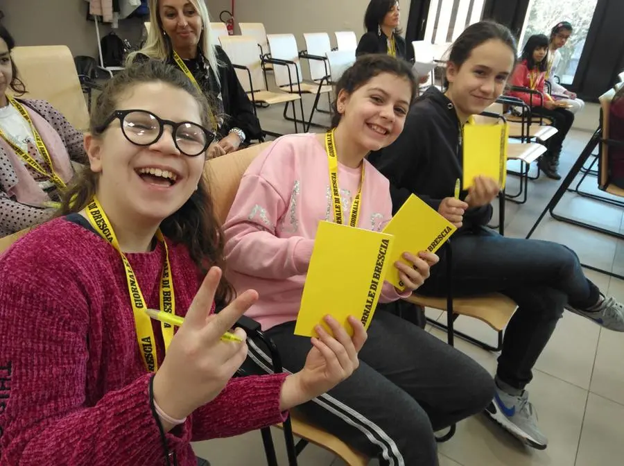 I ragazzi della primaria di Caino al GdB