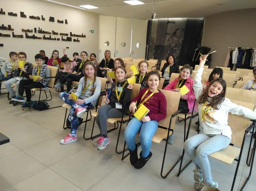 I ragazzi della primaria di Caino al GdB