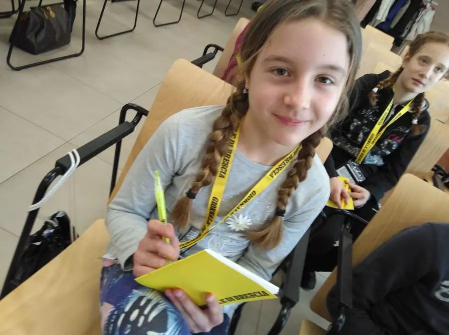 I ragazzi della primaria di Caino al GdB