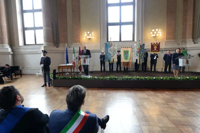 La festa della Polizia a Palazzo Loggia