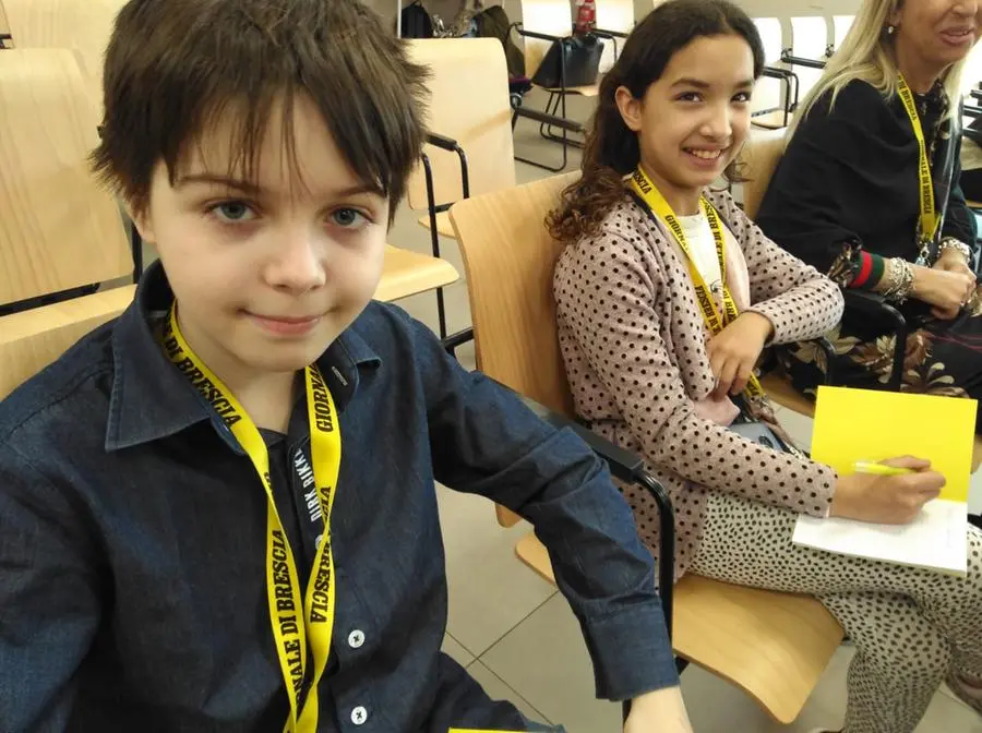 I ragazzi della primaria di Caino al GdB
